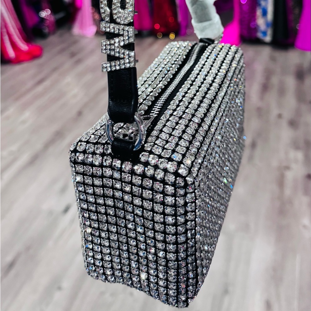 New Silver Crystal Women Bag